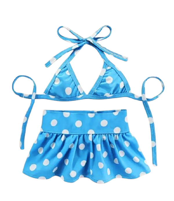Blue Polka Dot Bikini